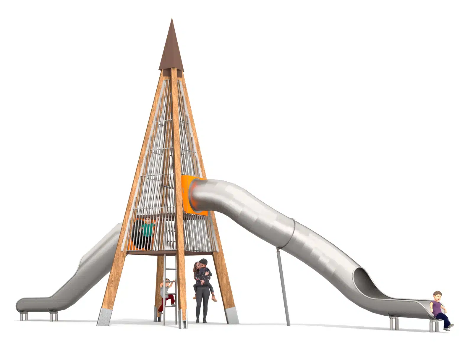 Single Peak Slide Tower